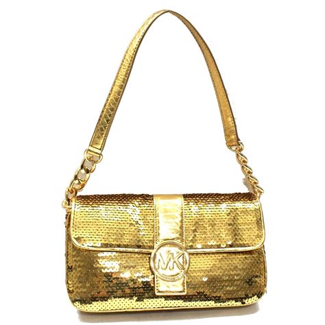 michael kors gold hobo purse|mk shoulder bags.